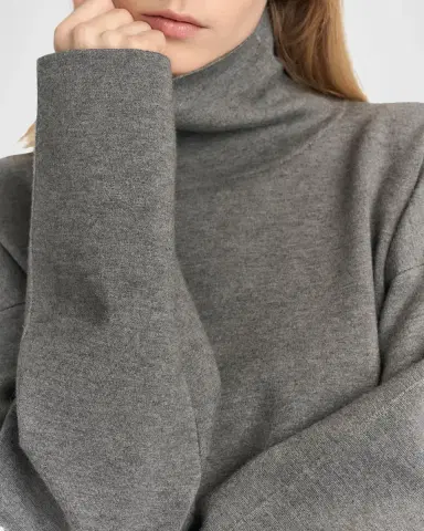 Malo Turtleneck Cashmere-Silk Sweater | Thumbnail 7