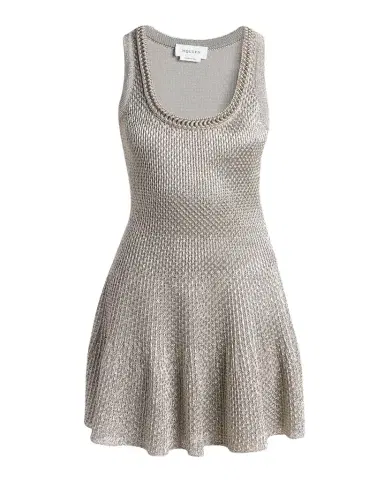 Alexander McQueen Metallic Mini Dress | Thumbnail 1