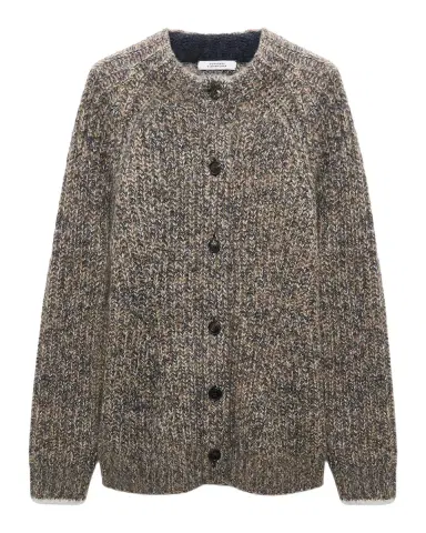 Dorothee Schumacher Luxury Love Marled Cashmere Cardigan | Thumbnail 3