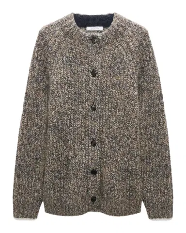 Dorothee Schumacher Luxury Love Marled Cashmere Cardigan | Thumbnail 1