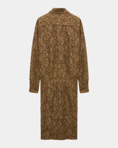 Dorothee Schumacher Powerful Lace Blouson Midi Shirtdress | Thumbnail 2