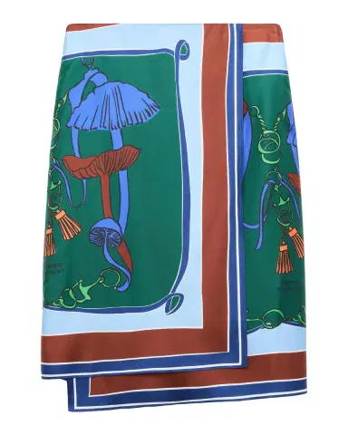 Dorothee Schumacher Cosmic Funghi Silk Twill Midi Skirt | Thumbnail 3