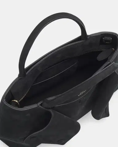 TOTEME Mercer Nubuck Leather Top-Handle Bag | Thumbnail 3