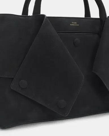 TOTEME Mercer Nubuck Leather Top-Handle Bag | Thumbnail 4