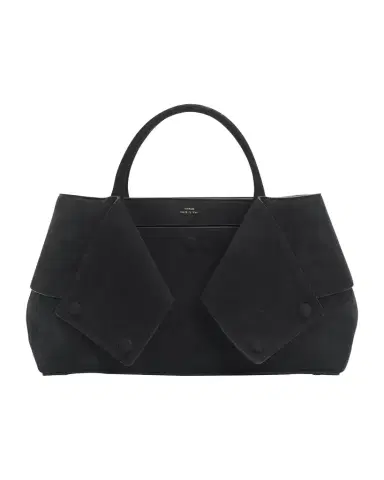 TOTEME Mercer Nubuck Leather Top-Handle Bag | Thumbnail 1