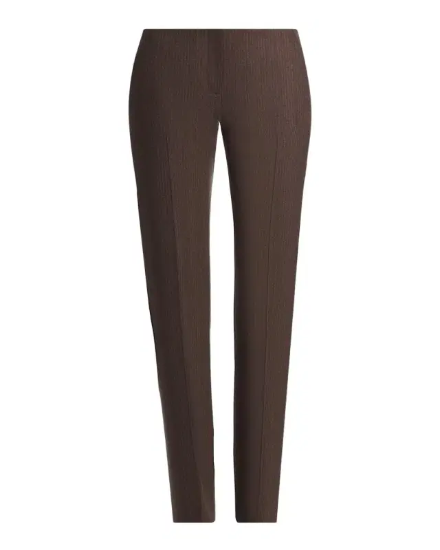 Alexander McQueen Crop Wool Cigarette Trousers