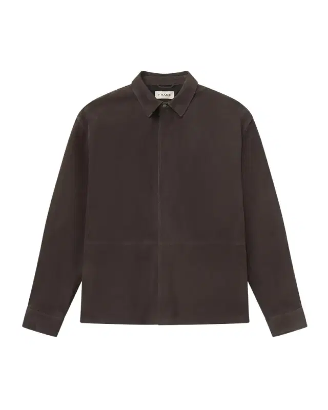 Frame Men's Suede Snap-Front Shirt