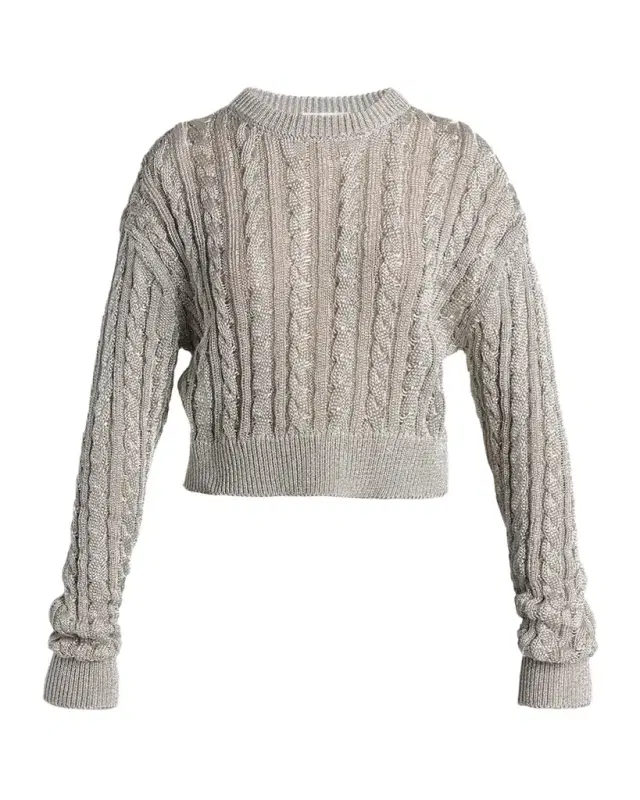 Alexander McQueen Cable-Knit Sweater