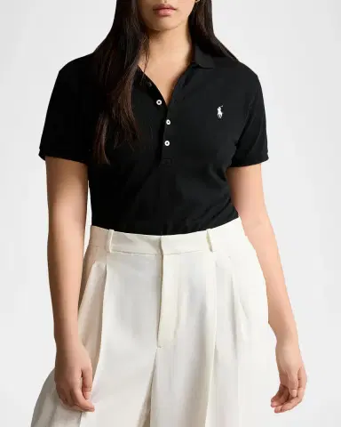 Polo Ralph Lauren Julie Slim-Fit Stretch Polo Shirt | Thumbnail 4