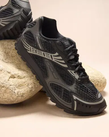 Bottega Veneta Men's Orbit Technical Fishnet Sneakers | Thumbnail 5