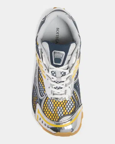 Bottega Veneta Men's Orbit Technical Fishnet Sneakers | Thumbnail 7