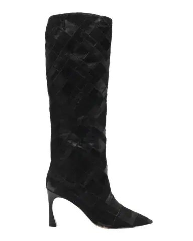 Alexandre Birman 85mm Annelise Patchwork Leather Knee-High Boots | Thumbnail 1 Alexandre Birman 85mm Annelise Patchwork Leather Knee-High Boots | Thumbnail 1