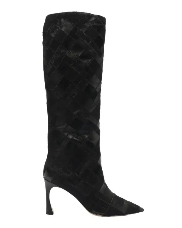 Alexandre Birman 85mm Annelise Patchwork Leather Knee-High Boots