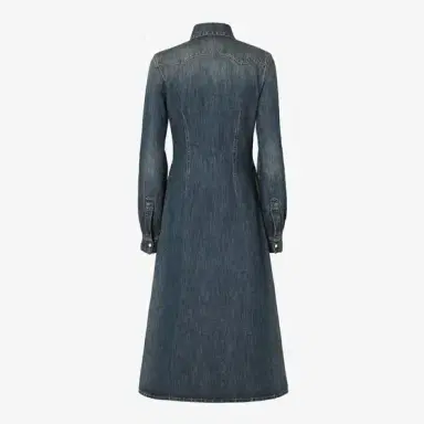 Fendi Slim-fitting midi shirt dress with a slightly flared skirt | Thumbnail 2