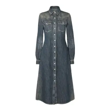 Fendi Slim-fitting midi shirt dress with a slightly flared skirt | Thumbnail 1