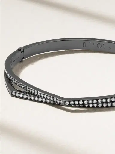 Repossi Antifer 18-karat Blackened Gold Diamond Bracelet | Thumbnail 4 Repossi Antifer 18-karat Blackened Gold Diamond Bracelet | Thumbnail 4
