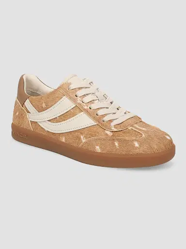 Vince Women's Oasis Deer-Print Calf Hair Low-Top Sneakers - Buttermalt Multi | Thumbnail 2