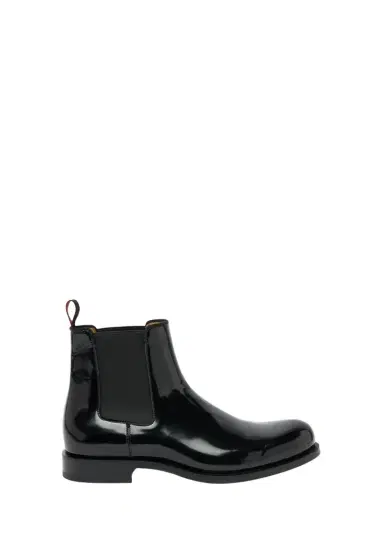 Christian Louboutin Men's Choucair Patent Leather Chelsea Boots | Thumbnail 1