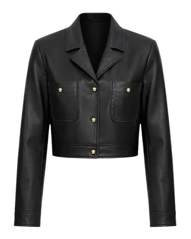 LAMARQUE Lorena Leather Crop Jacket