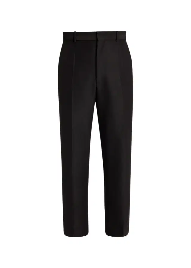 Bottega Veneta Men's Wool Mohair Flat-Front Trousers