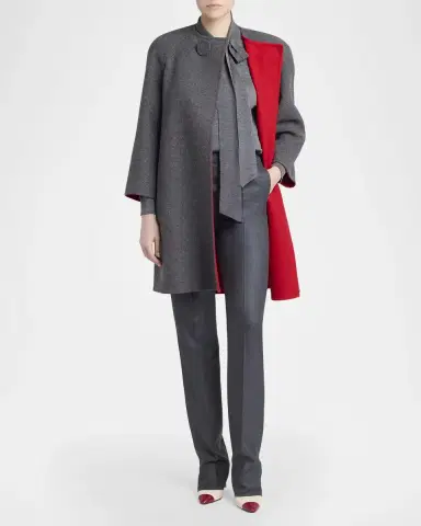 Valentino Garavani Neck-Scarf Wool Knit Sweater | Thumbnail 2 Valentino Garavani Neck-Scarf Wool Knit Sweater | Thumbnail 2