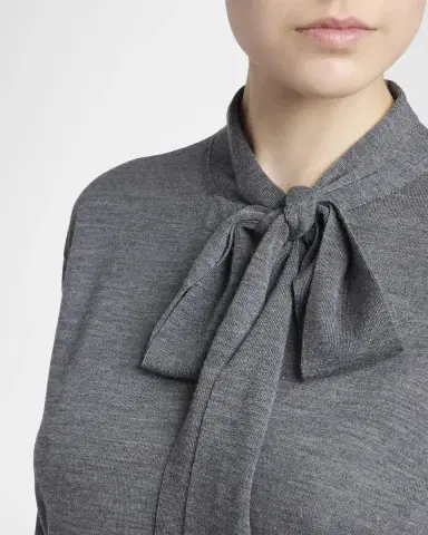 Valentino Garavani Neck-Scarf Wool Knit Sweater | Thumbnail 5 Valentino Garavani Neck-Scarf Wool Knit Sweater | Thumbnail 5