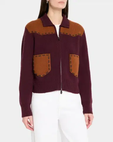 Guest In Residence Saddle Up Cashmere-Wool Jacket | Thumbnail 4