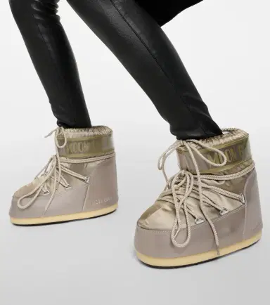 Moon Boot Icon Low Glance satin snow boots | Thumbnail 2 Moon Boot Icon Low Glance satin snow boots | Thumbnail 2