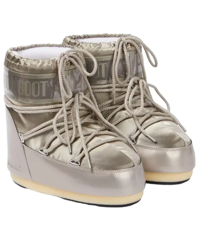 Moon Boot Icon Low Glance satin snow boots