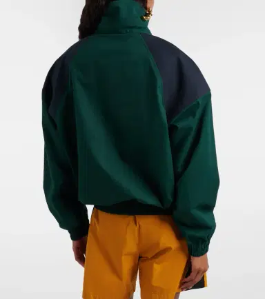 Saint Laurent Cassandre cotton canvas half-zip jacket | Thumbnail 4