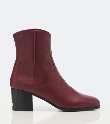 Valentino Garavani VLogo embroidered leather cowboy boots | Thumbnail 2