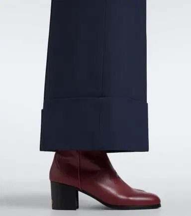 Valentino Garavani VLogo embroidered leather cowboy boots | Thumbnail 6