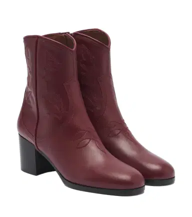 Valentino Garavani VLogo embroidered leather cowboy boots | Thumbnail 1