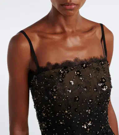 Elie Saab Sequined lace gown | Thumbnail 2