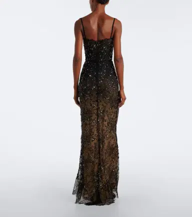 Elie Saab Sequined lace gown | Thumbnail 3