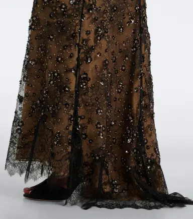 Elie Saab Sequined lace gown | Thumbnail 4