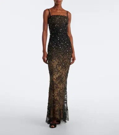 Elie Saab Sequined lace gown | Thumbnail 5