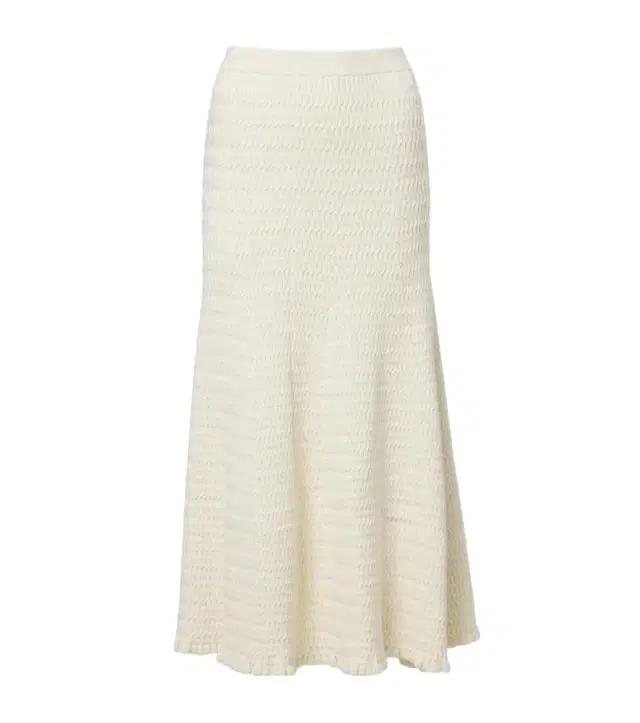 Proenza Schouler White Label Magnolia knitted midi skirt