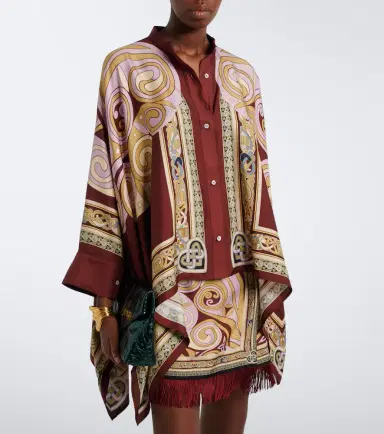 La DoubleJ Foulard printed silk twill shirt | Thumbnail 2