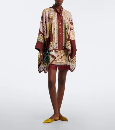 La DoubleJ Foulard printed silk twill shirt | Thumbnail 5