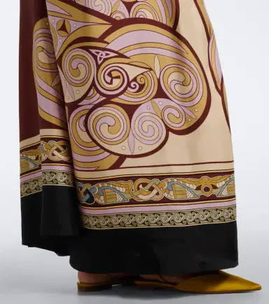 La DoubleJ Kells printed silk twill maxi dress | Thumbnail 2
