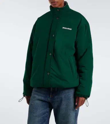 Miu Miu Logo technical jacket | Thumbnail 5