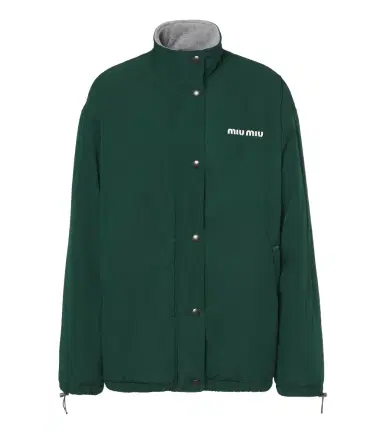 Miu Miu Logo technical jacket | Thumbnail 1