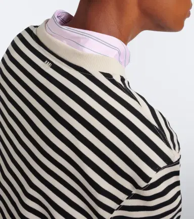 AMI PARIS Ami de Coeur striped cotton T-shirt | Thumbnail 5