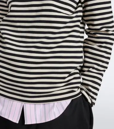 AMI PARIS Ami de Coeur striped cotton T-shirt | Thumbnail 7
