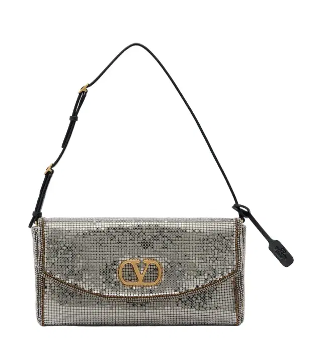 Valentino Garavani DeVain Small chainmail shoulder bag