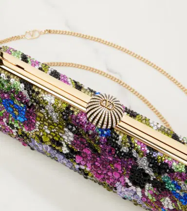 Valentino Garavani Carry Secrets embellished clutch | Thumbnail 3