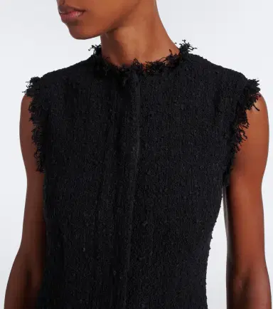 The Row Lana cotton-blend tweed midi dress | Thumbnail 2