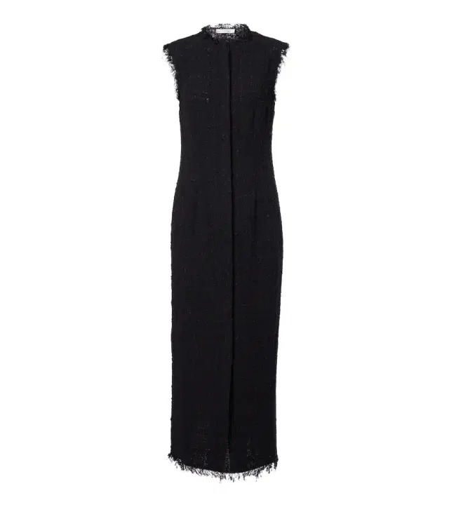 The Row Lana cotton-blend tweed midi dress