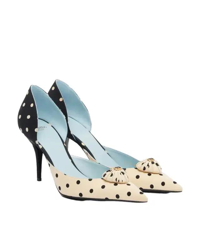 Valentino Garavani Caur Royal polka-dot pumps